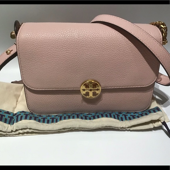 Tory Burch❤️NEW❤️Chelsea crossbody shell pink - Picture 5 of 8